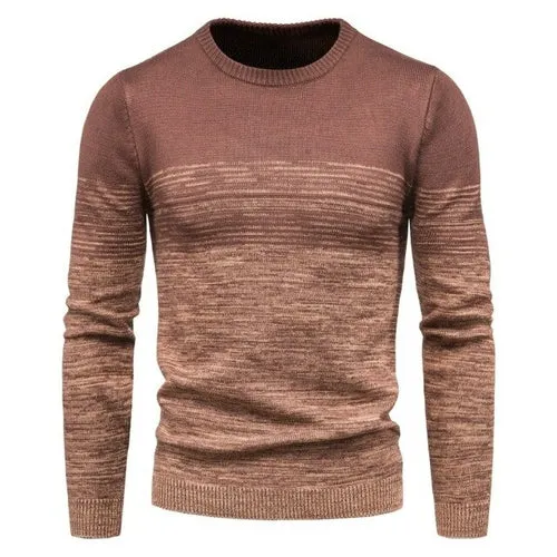 Autumn men's knitwear cross border pullover round neck