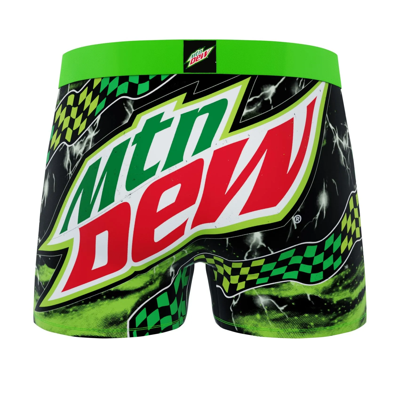 CRAZYBOXER Mountain Dew Eagle Men's Boxer Briefs (2 pack)