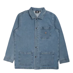 Dickies Denim Chore Coat Light Wash