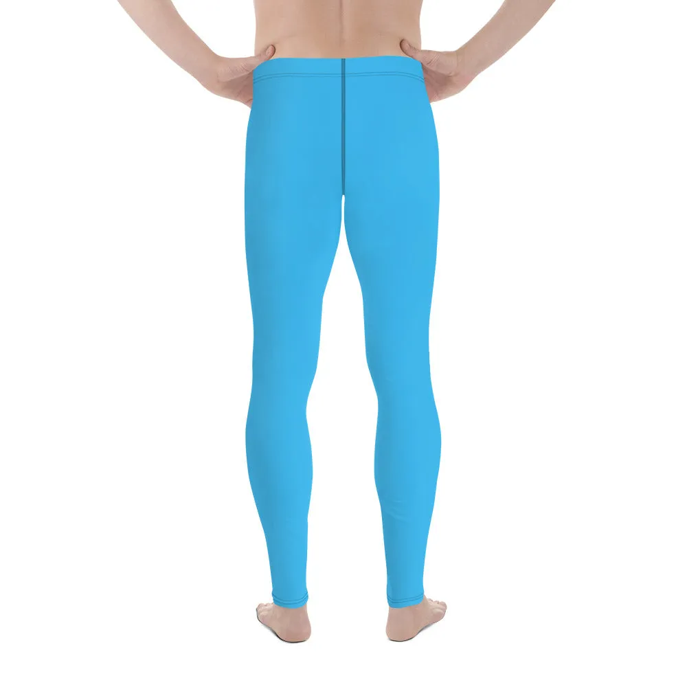 GG - Men's Leggings - Deep Sky Blue