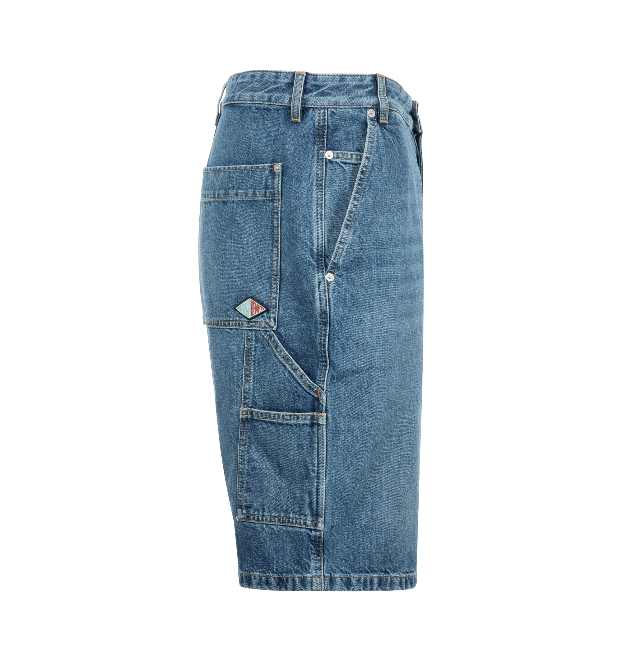 KNEE-LENGTH DENIM SHORTS (MENS)