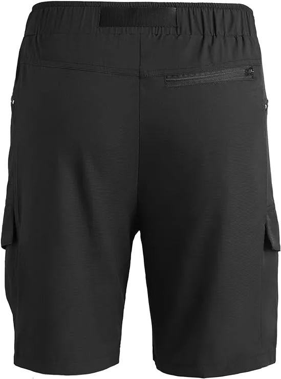 Men's Lightweight Cargo Black Shorts