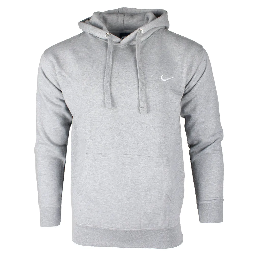 Nike Men's Athletic Wear Embroidered Swoosh Fleece Gym Active Pullover Hoodie