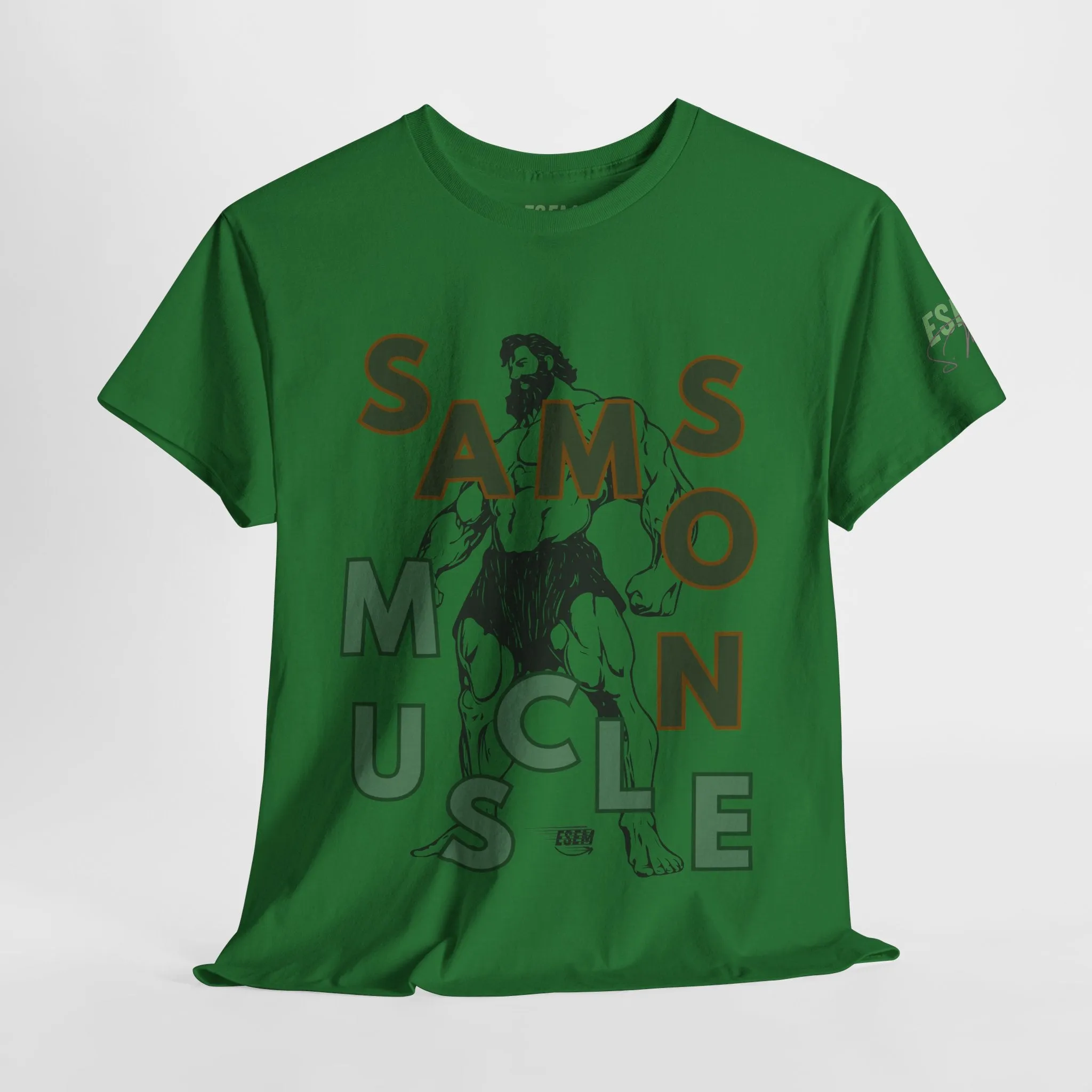 Samson Muscle - Inspirational Unisex Heavy Cotton Tee